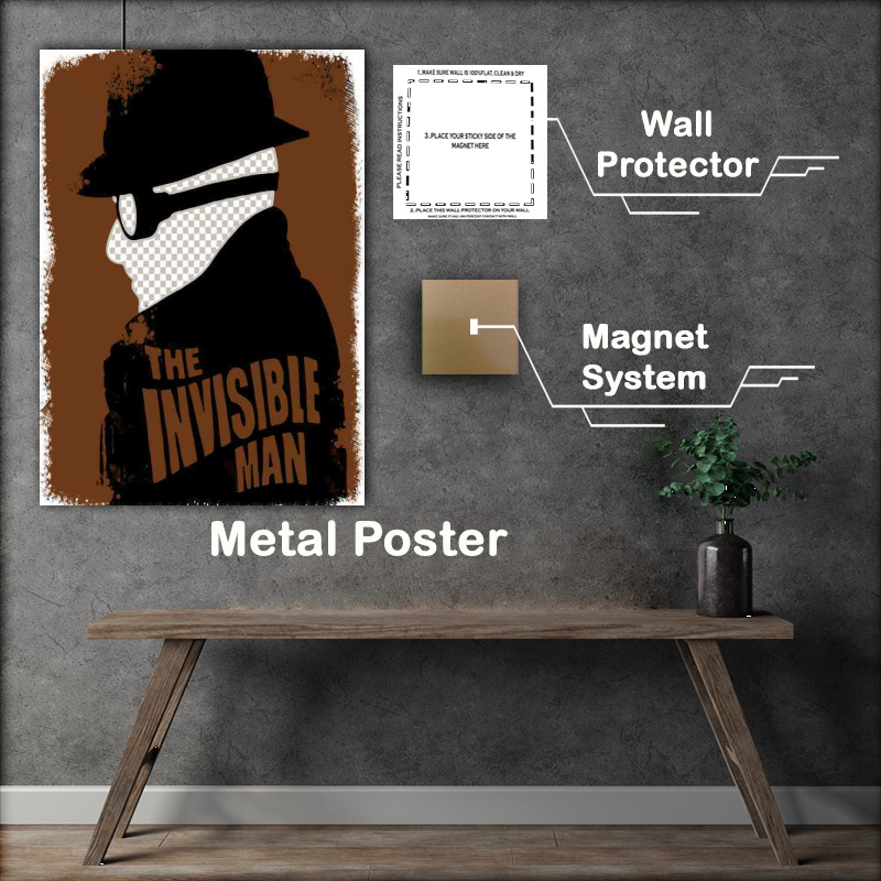 Buy Metal Poster : (the Invisable man)