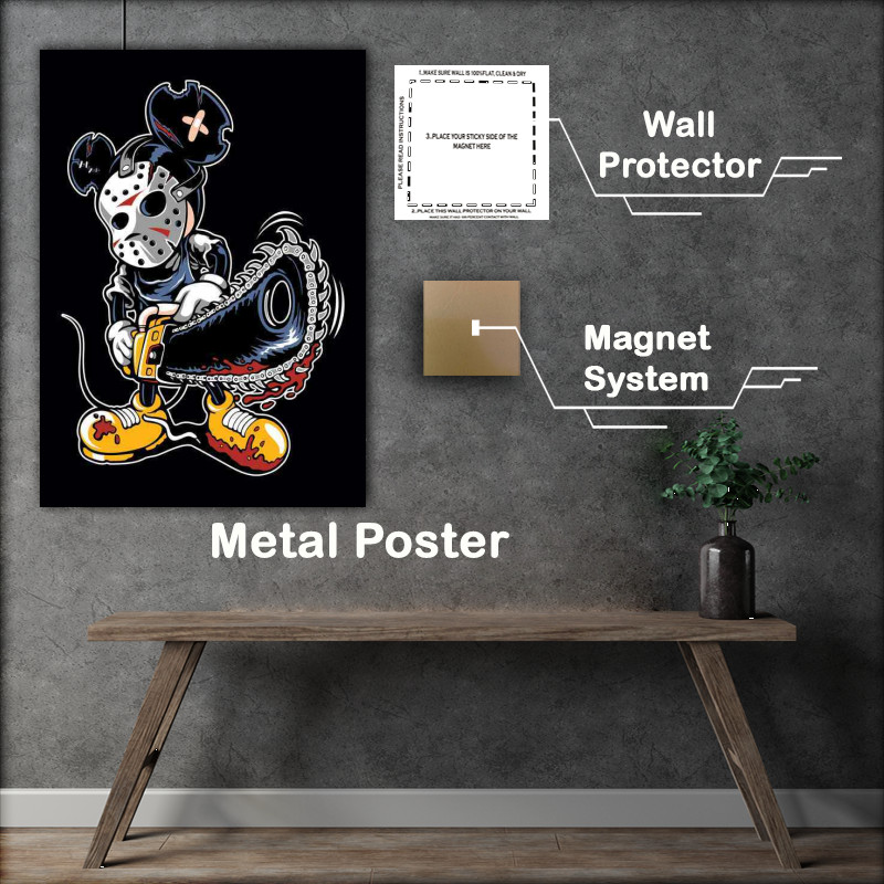 Buy Metal Poster : (Evil Micky)