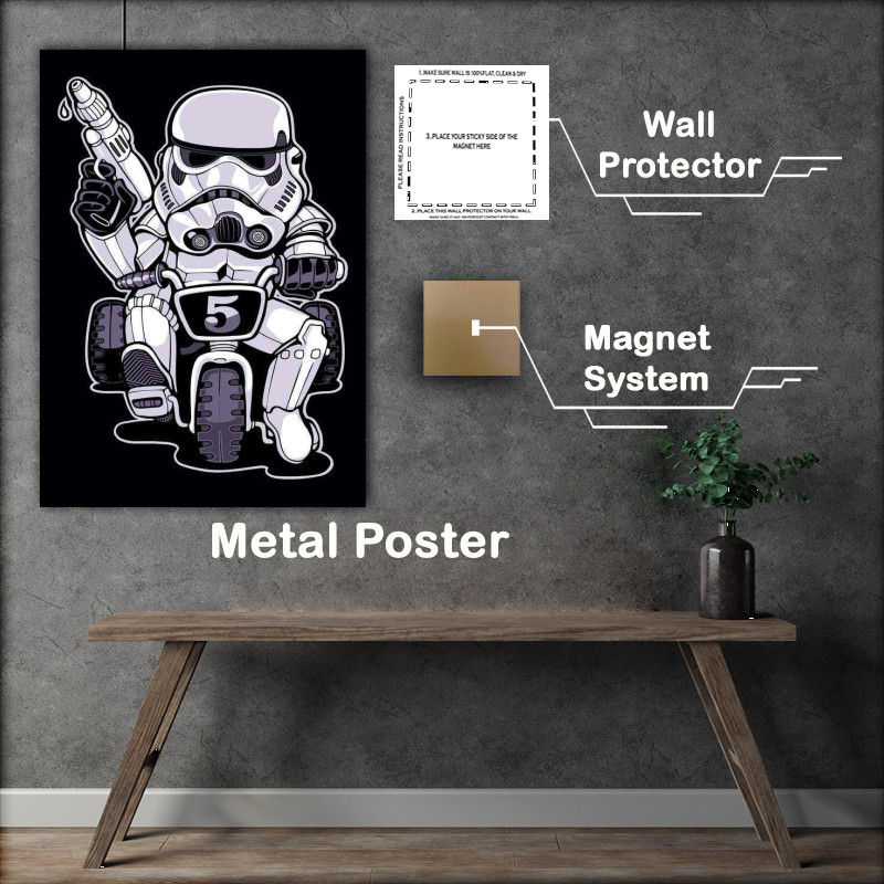 Buy Metal Poster : (Little Trooper)