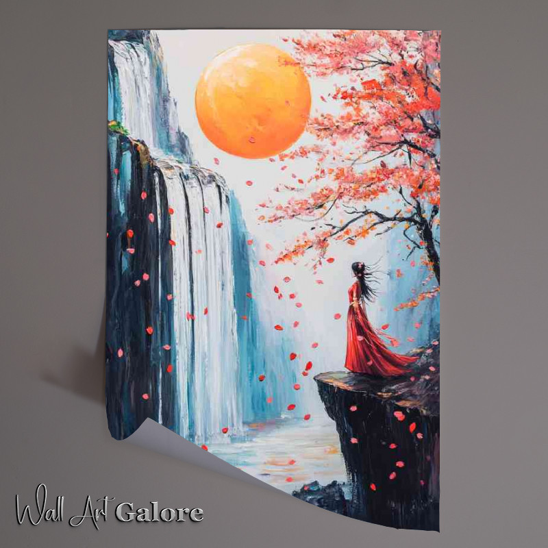 Buy Unframed Poster : (Style of a Chinese ancient girl painting)