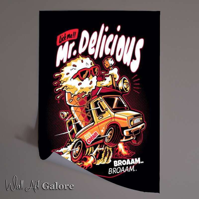 Buy Unframed Poster : (Mr Delicious ice cream)