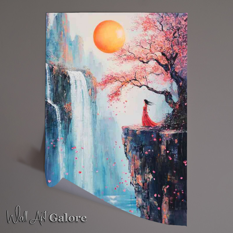 Buy Unframed Poster : (Oil painting in the style of a Chinese ancient girl)