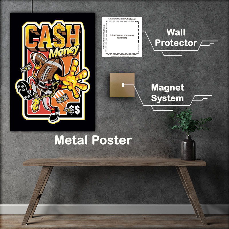 Buy Metal Poster : (cash money)