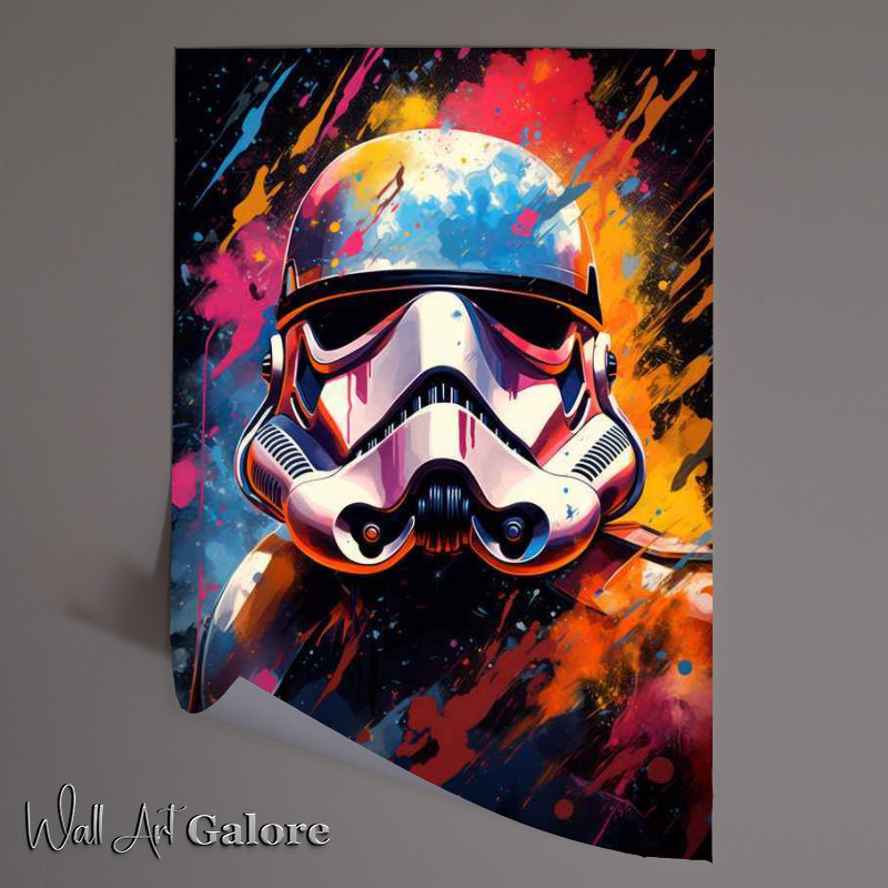 Buy Unframed Poster : (Colorful art stormtrooper style)