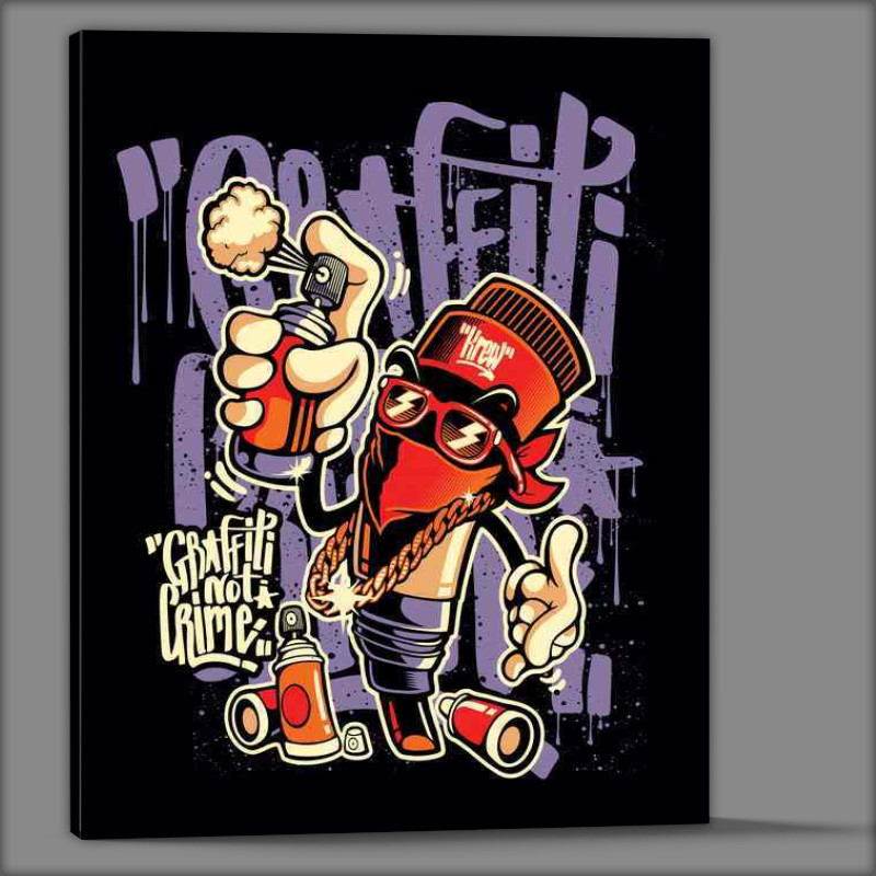 Buy Canvas : (grafity not crime)