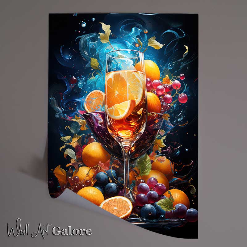 Buy Unframed Poster : (Sparkling Berry Bliss Cocktail)