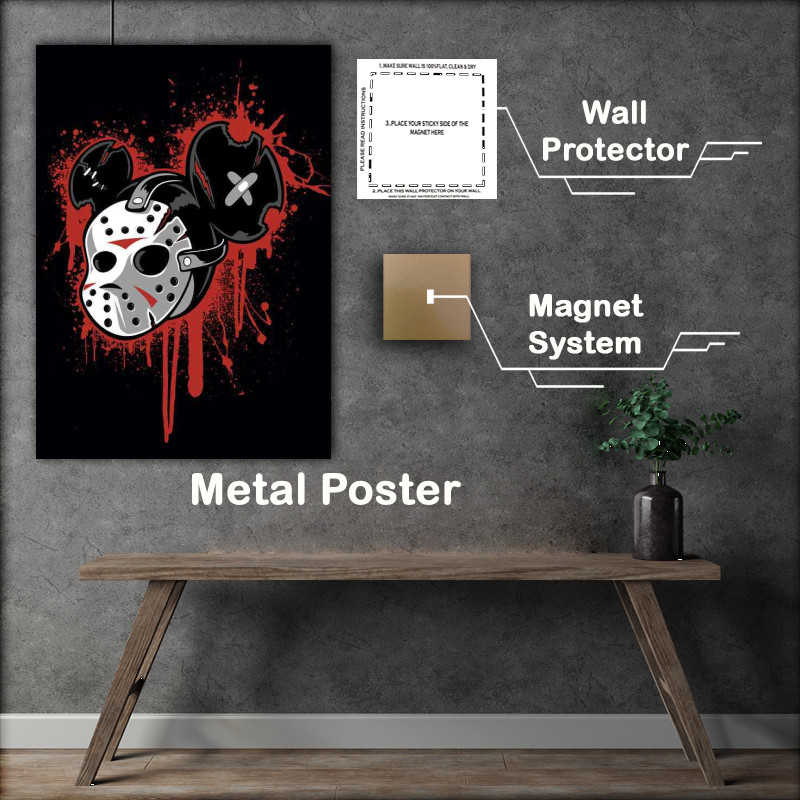 Buy Metal Poster : (jason disneyland)