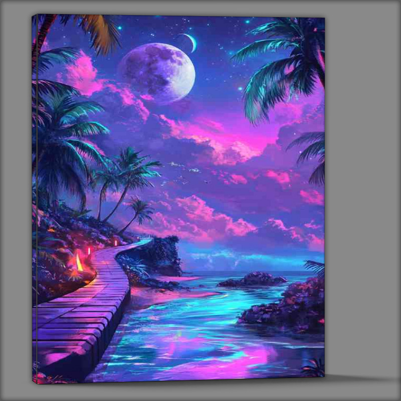 Buy Canvas : (The path leading to a new begining)