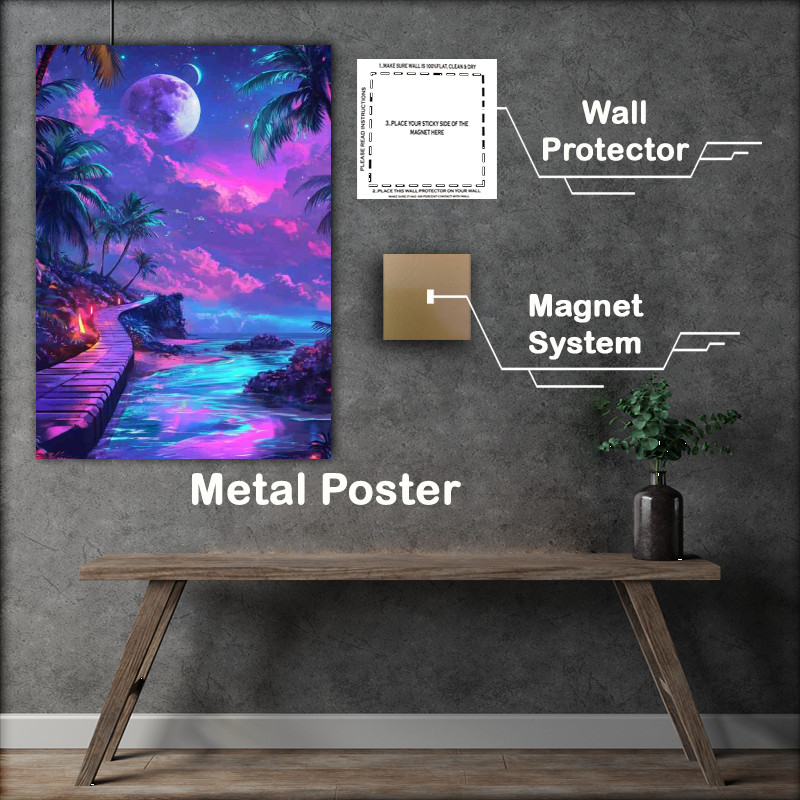 Buy Metal Poster : (The path leading to a new begining)
