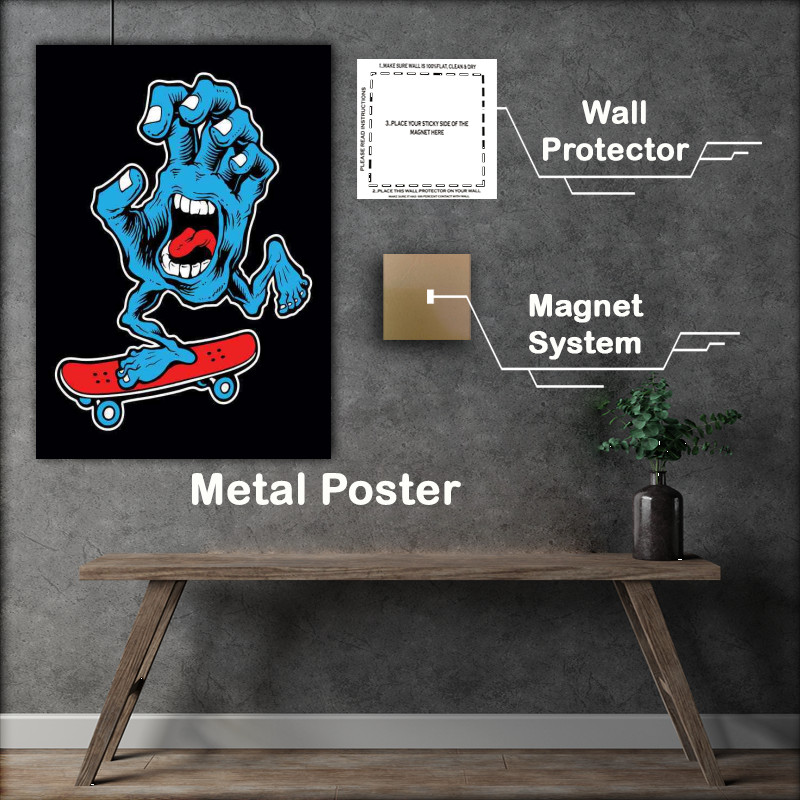 Buy Metal Poster : (scremous hand)
