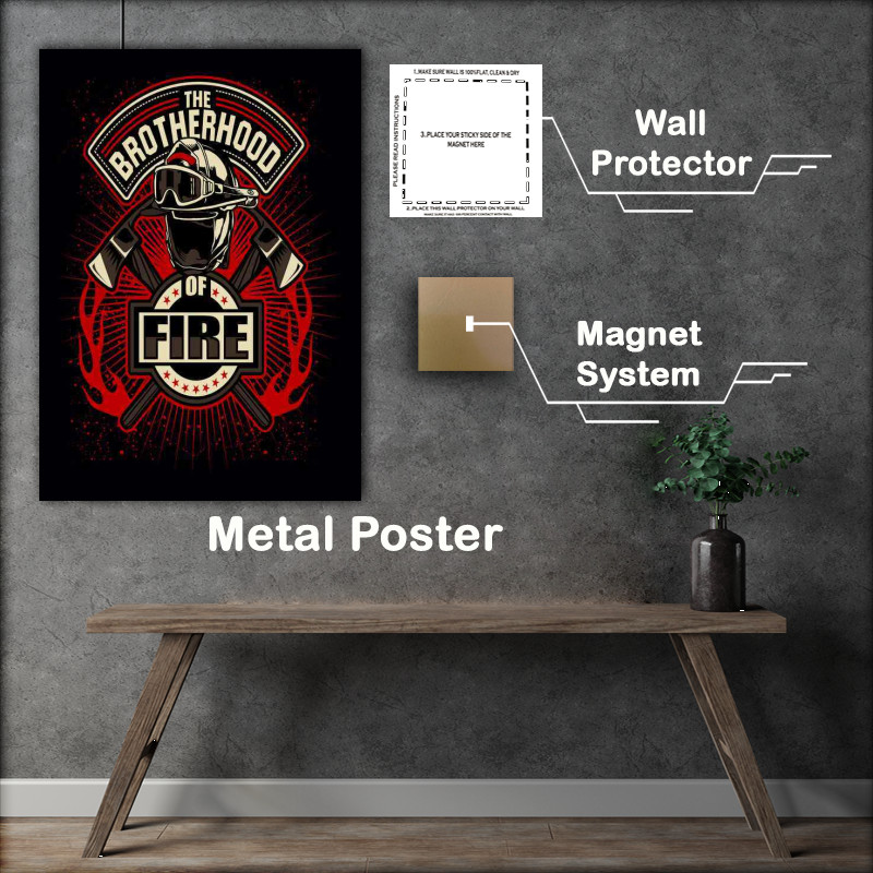 Buy Metal Poster : (the brotherhood)