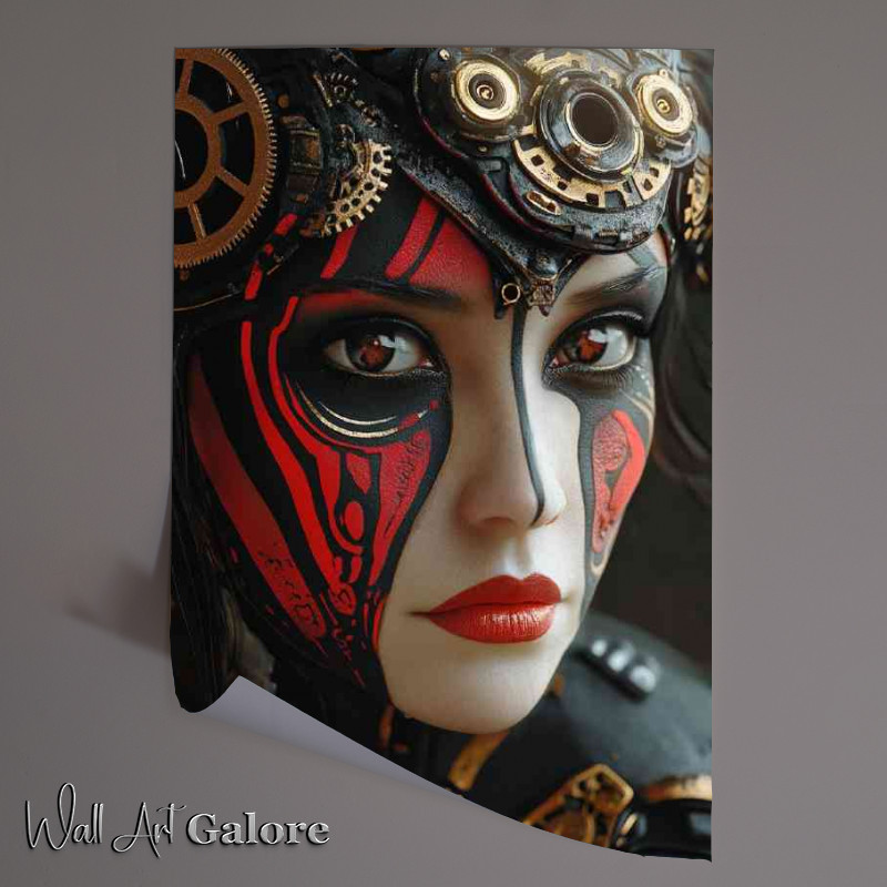 Buy Unframed Poster : (Beautiful cyberpunk woman)
