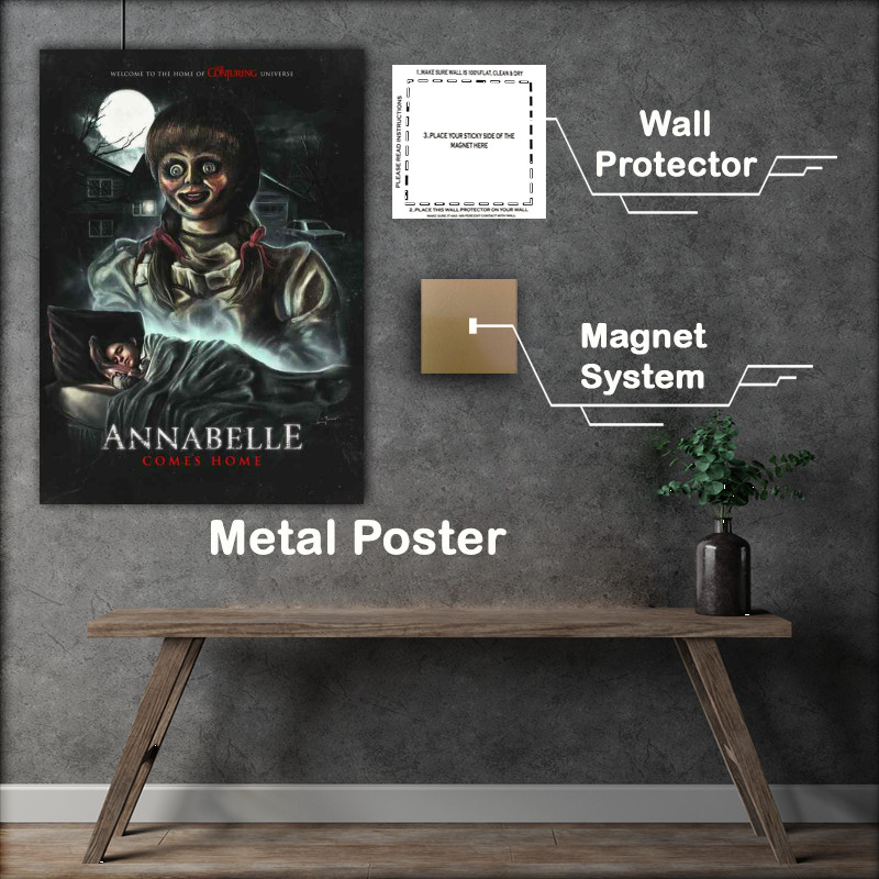 Buy Metal Poster : (Annabelle comes home sleeping)
