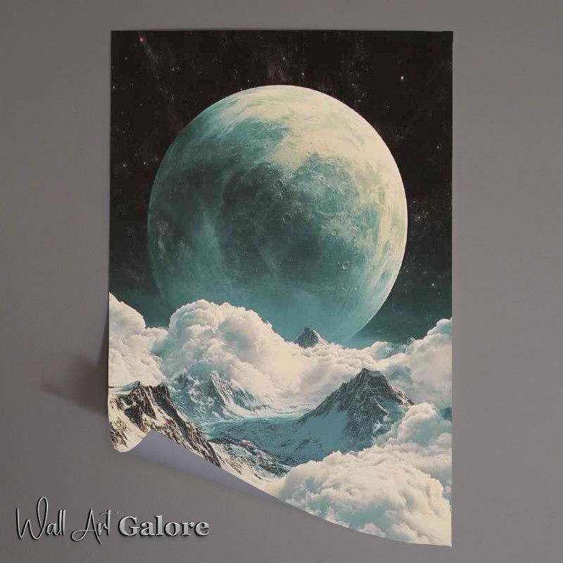 Buy Unframed Poster : (Giant planet rising)