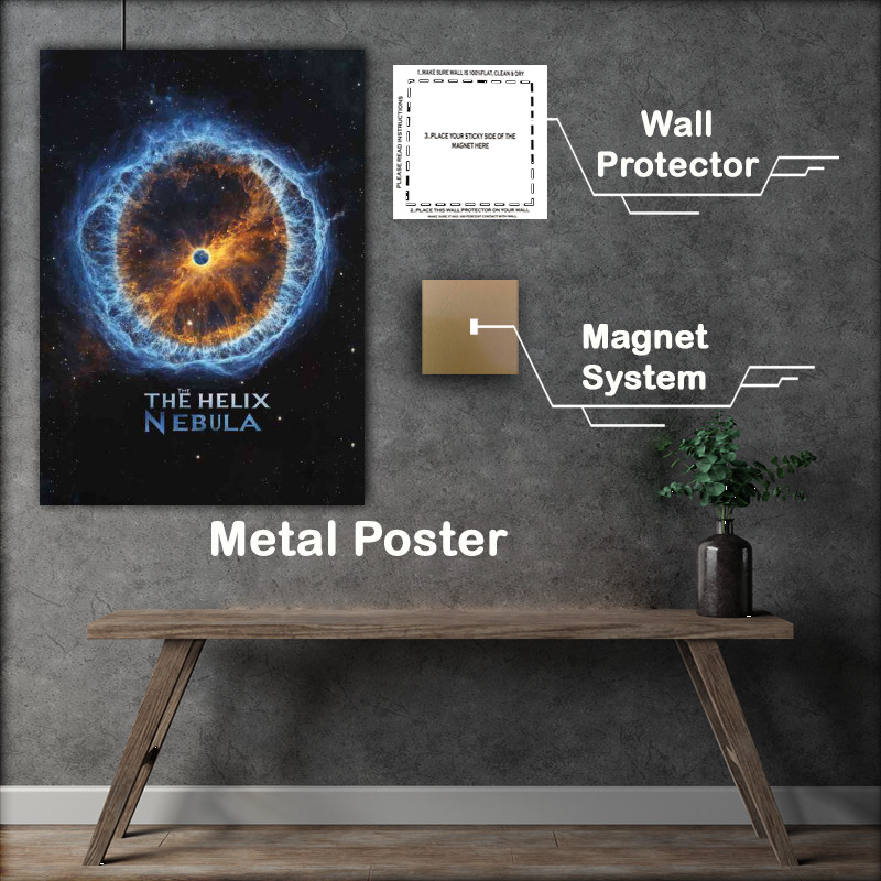 Buy Metal Poster : (The helix nebula space series)
