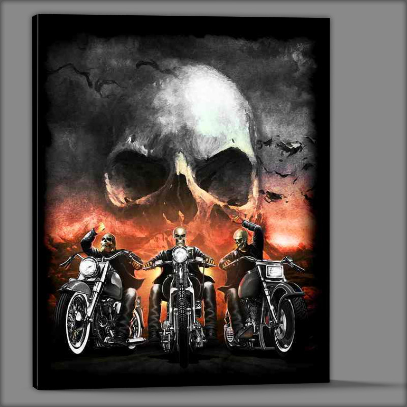 Buy Canvas : (Biker Ghosts)