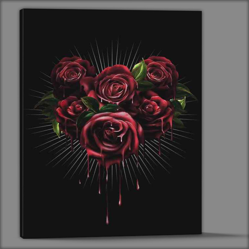 Buy Canvas : (Blood roses red)