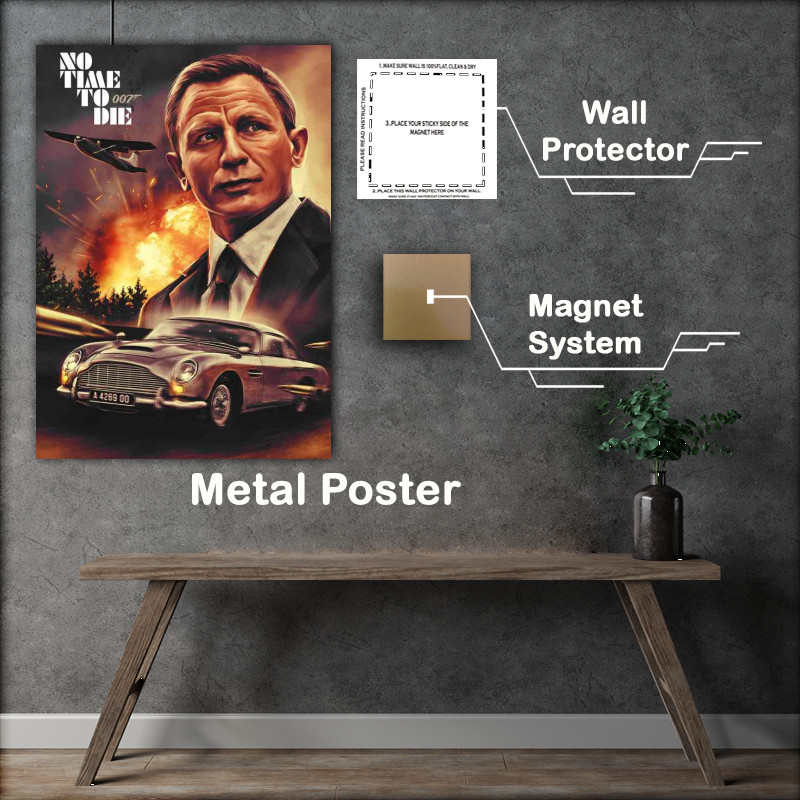 Buy Metal Poster : (Bond The Car)