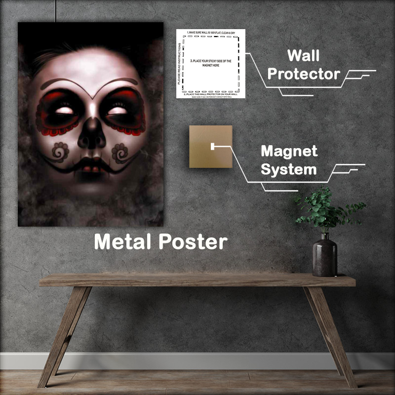 Buy Metal Poster : (Day of the dead friday)