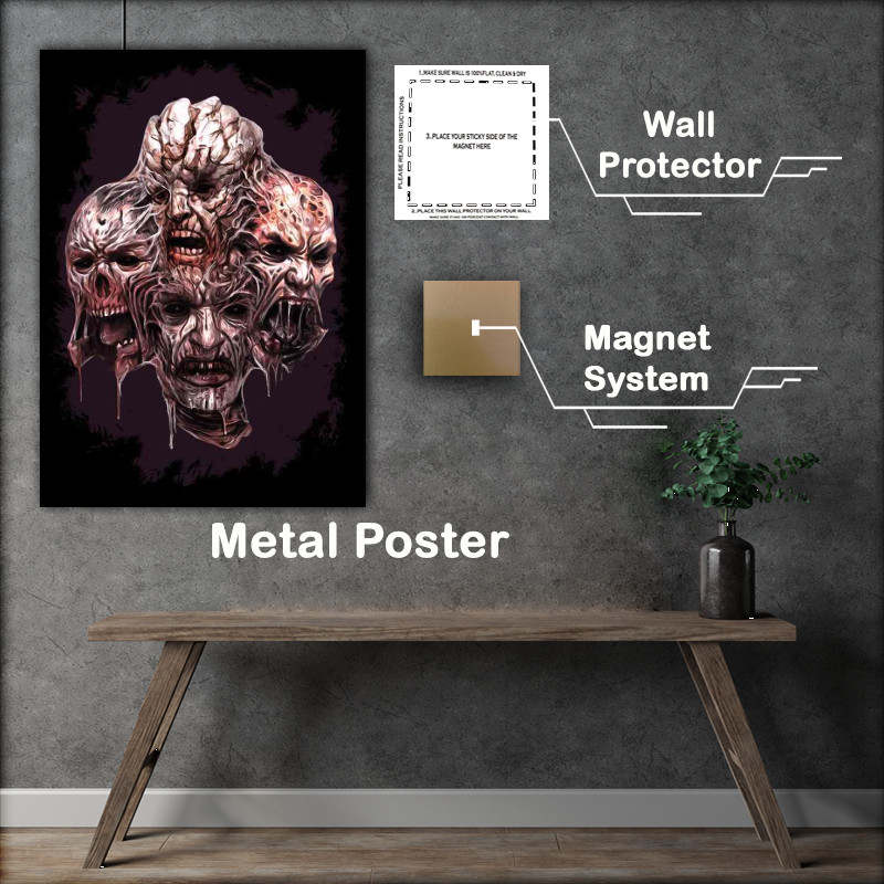Buy Metal Poster : (Death Gods)