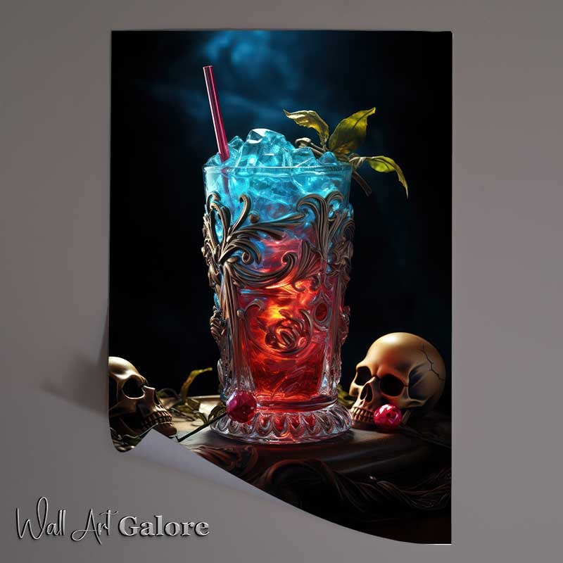 Buy Unframed Poster : (Traffic Tonic Tequila Sunrise with skull)