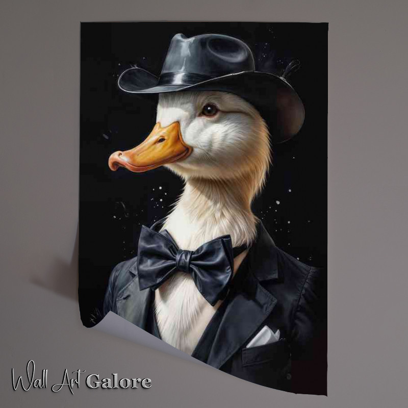 Buy Unframed Poster : (The gangster duck)