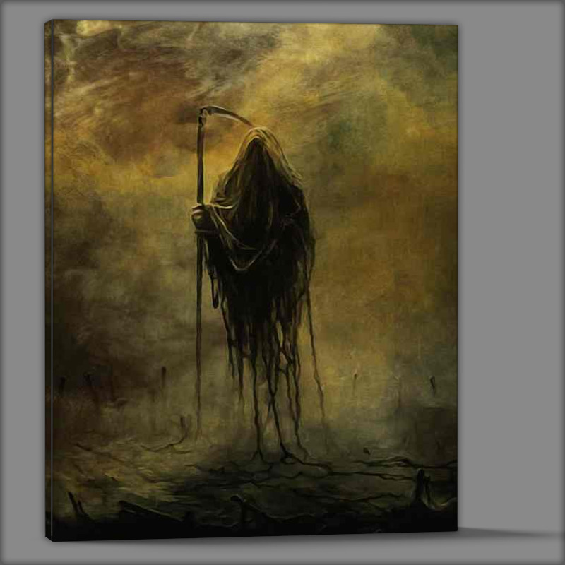 Buy Canvas : (Death is on its way)