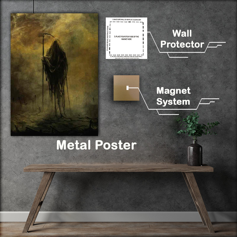 Buy Metal Poster : (Death is on its way)