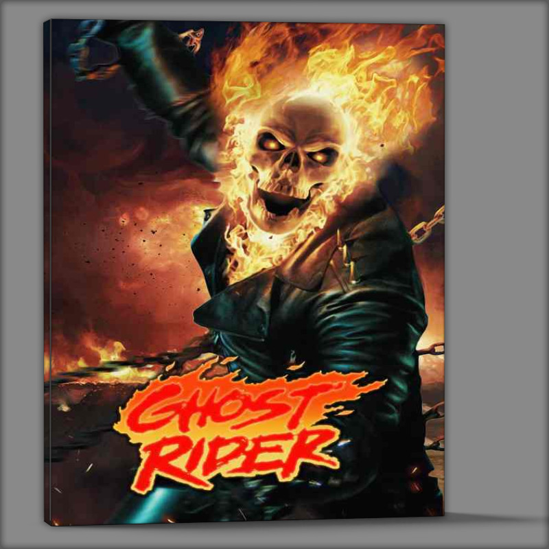 Buy Canvas : (Ghost Rider flames)