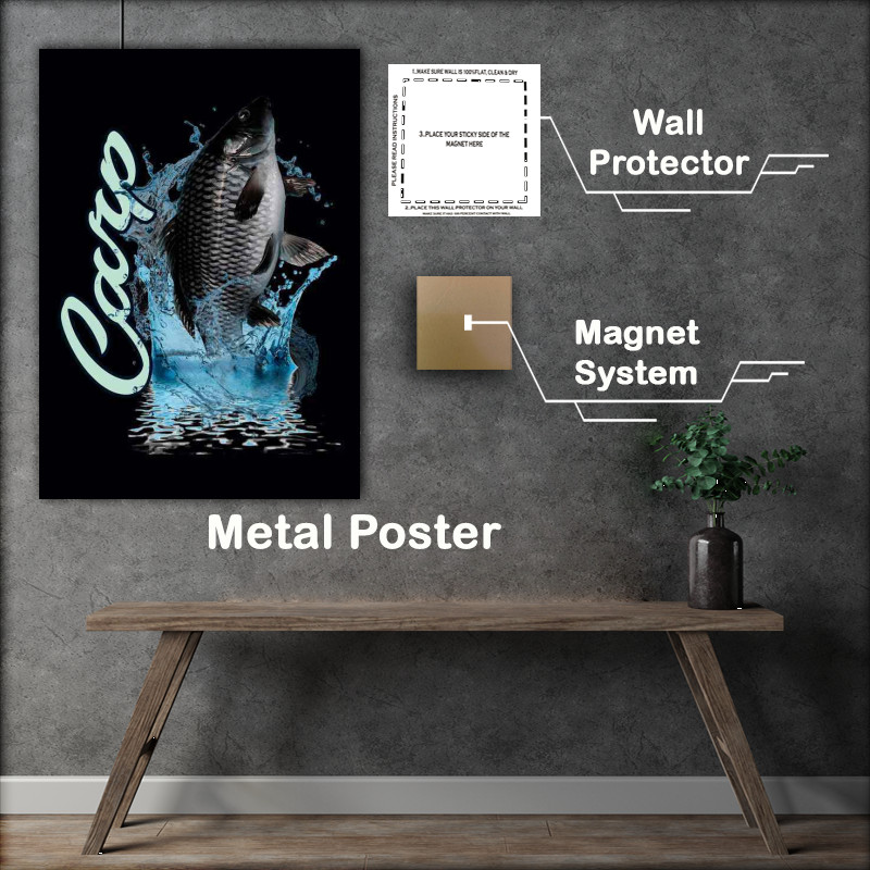 Buy Metal Poster : (Gone fishing)