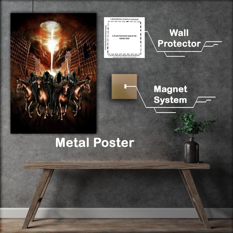 Buy Metal Poster : (Headless Horsemen)