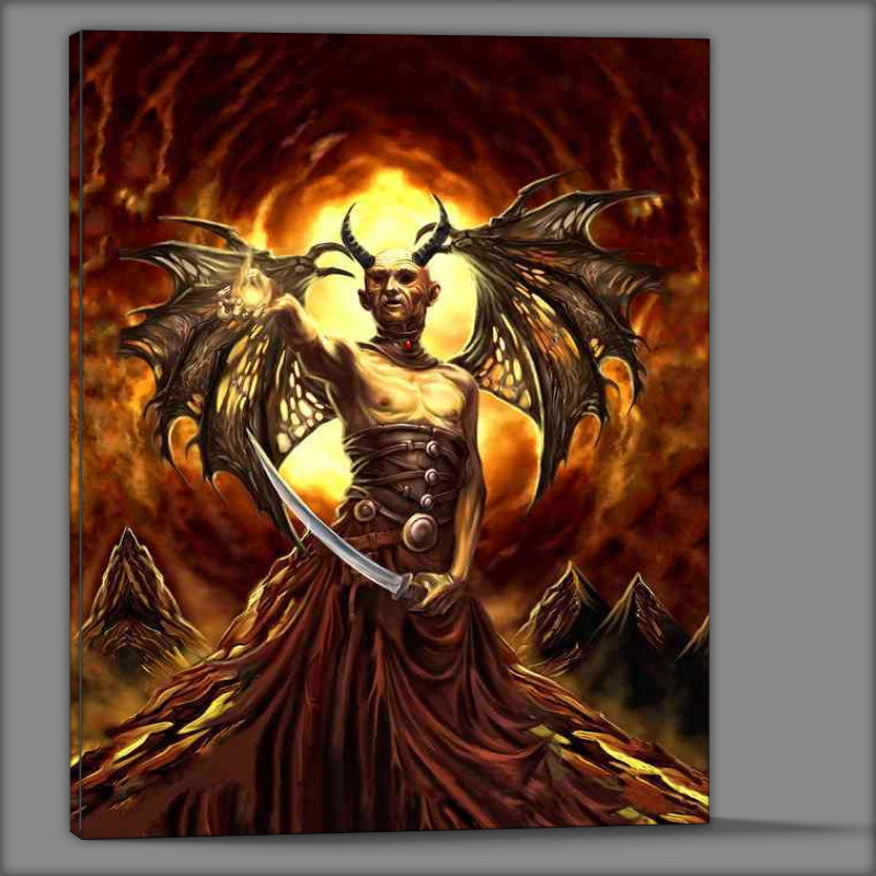 Buy Canvas : (Hell Protector)