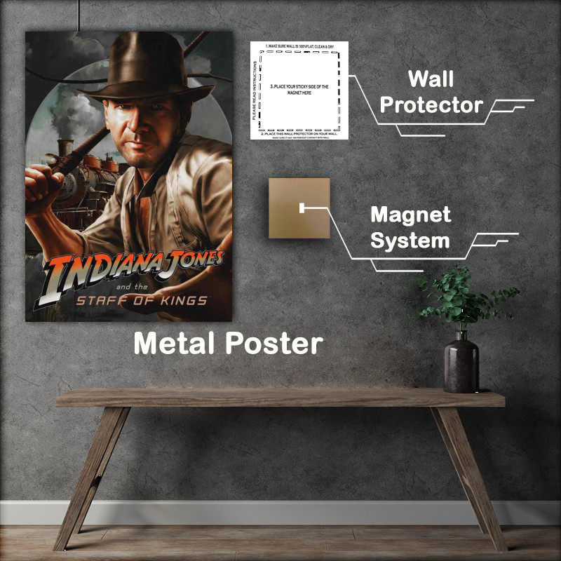Buy Metal Poster : (Indiana jones)