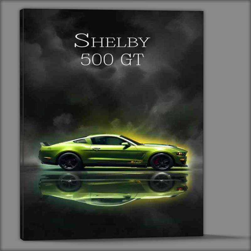 Buy Canvas : (Shelby 500 gt in green)