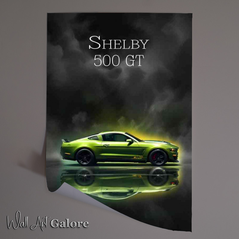Buy Unframed Poster : (Shelby 500 gt in green)