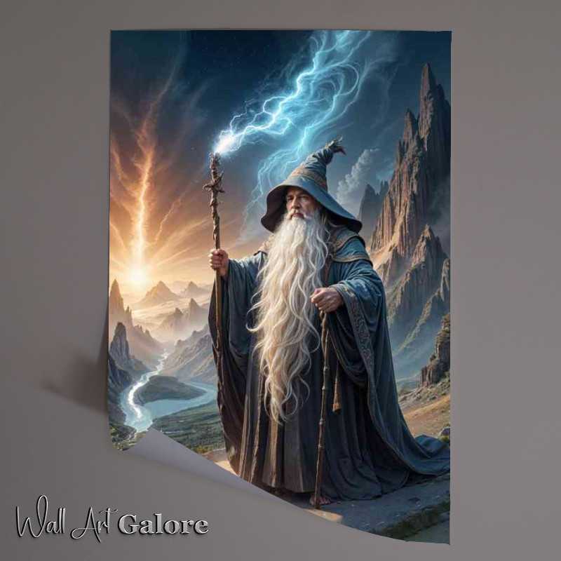 Buy Unframed Poster : (The old wizzard on rthe hill)