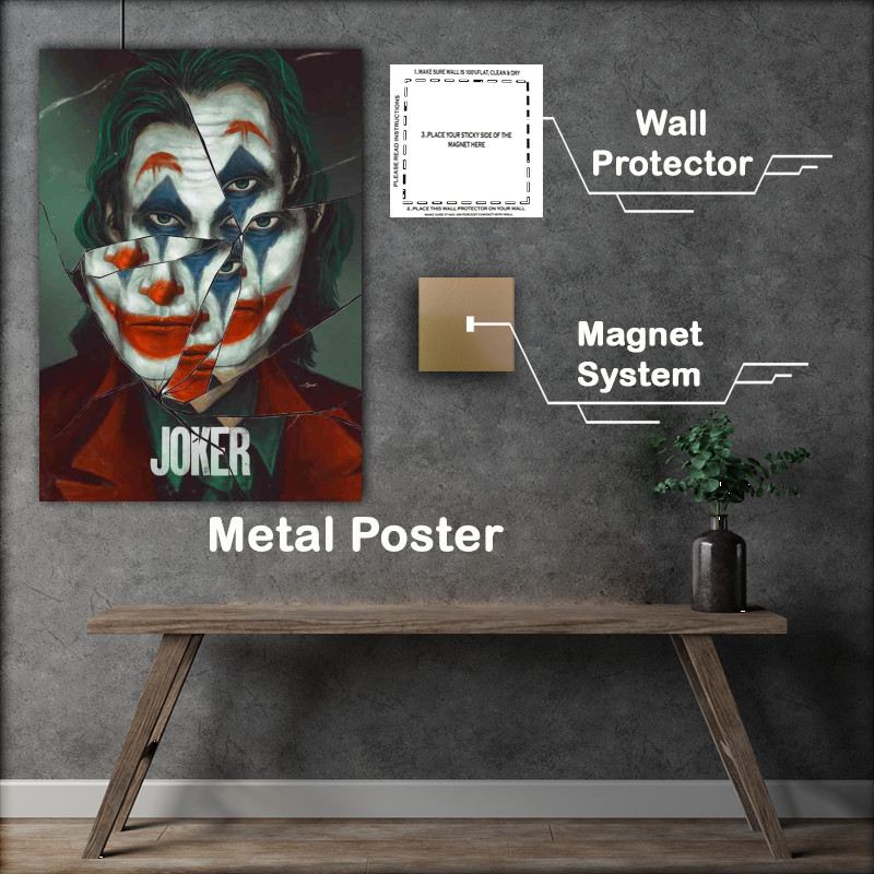 Buy Metal Poster : (Joker In Pieces)