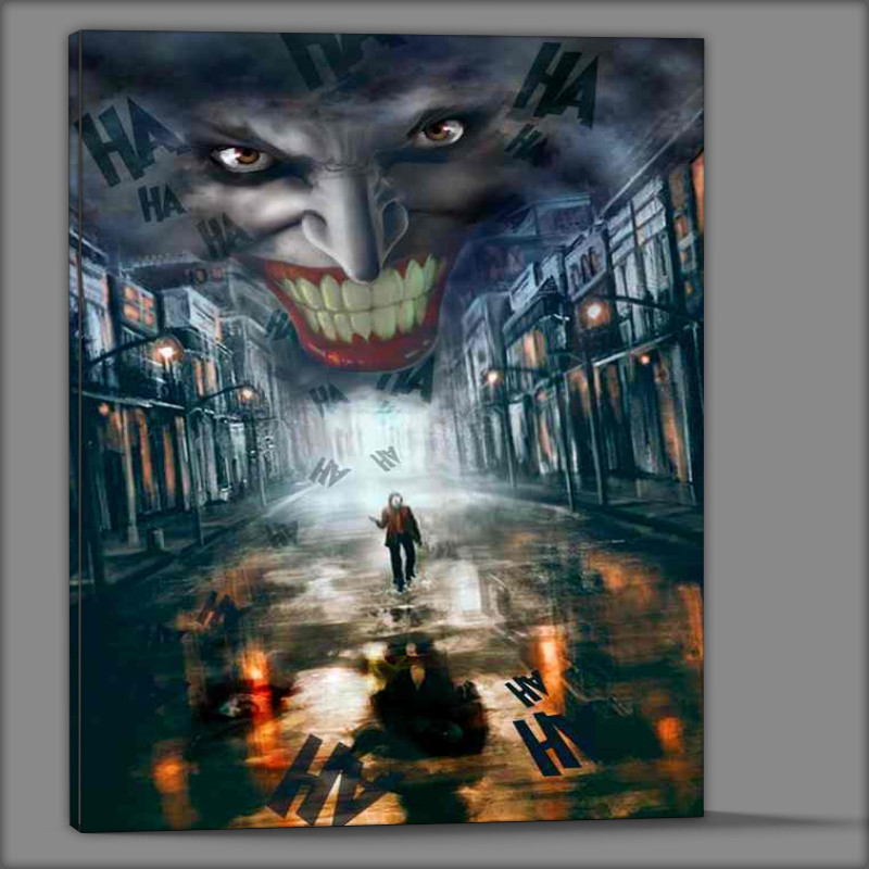 Buy Canvas : (Joker down the street)