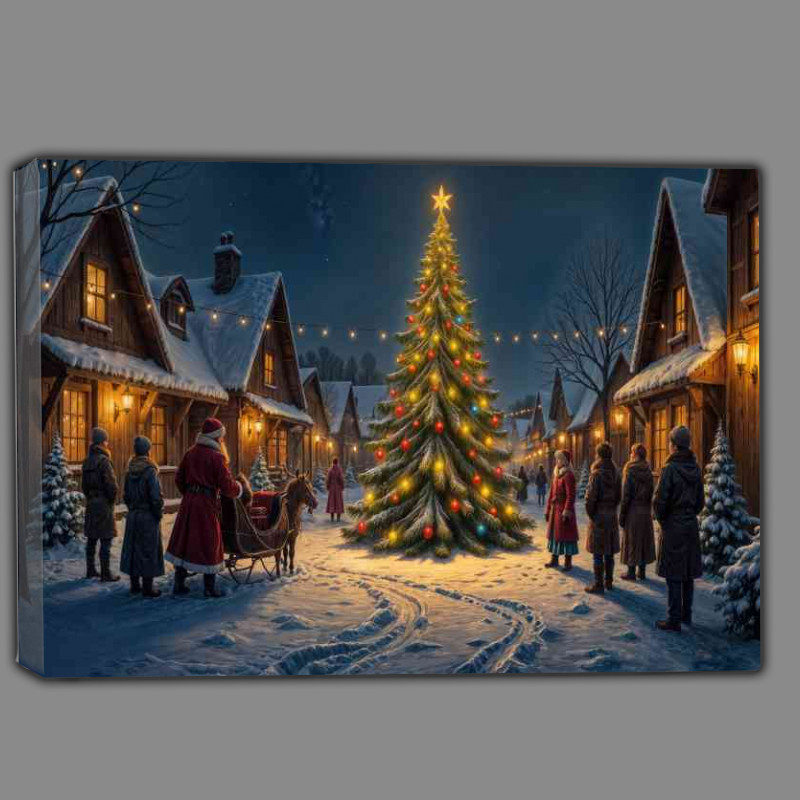 Buy Canvas : (The christmas village)