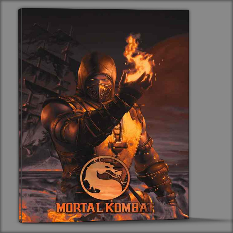 Buy Canvas : (Kombat ready to fight)