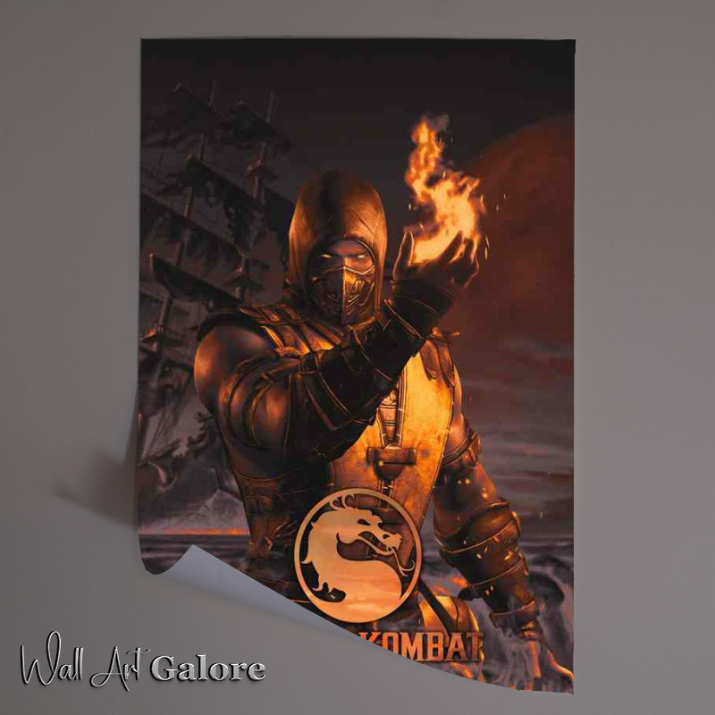 Buy Unframed Poster : (Kombat ready to fight)
