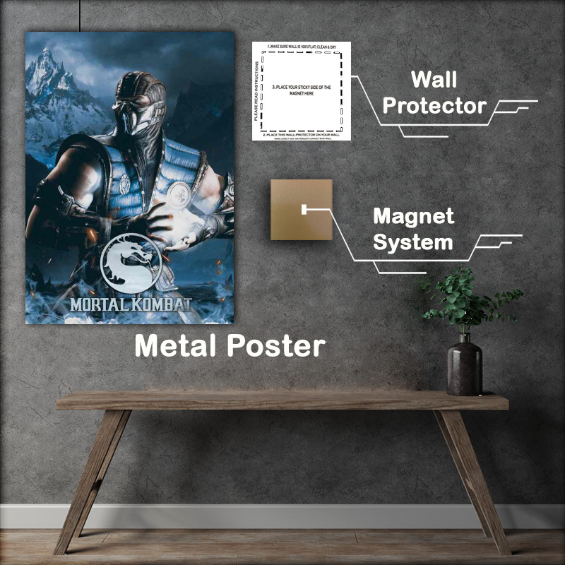 Buy Metal Poster : (Kombat ready to freeze)