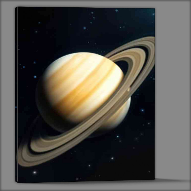 Buy Canvas : (Saturn planet withgas rings)