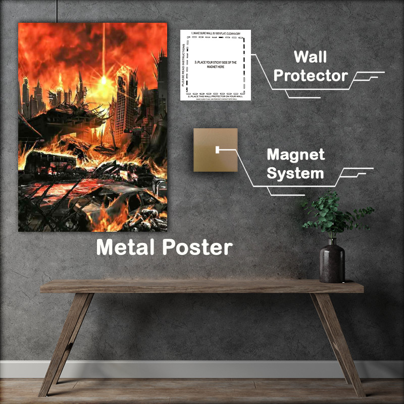 Buy Metal Poster : (Post Apocalypse)