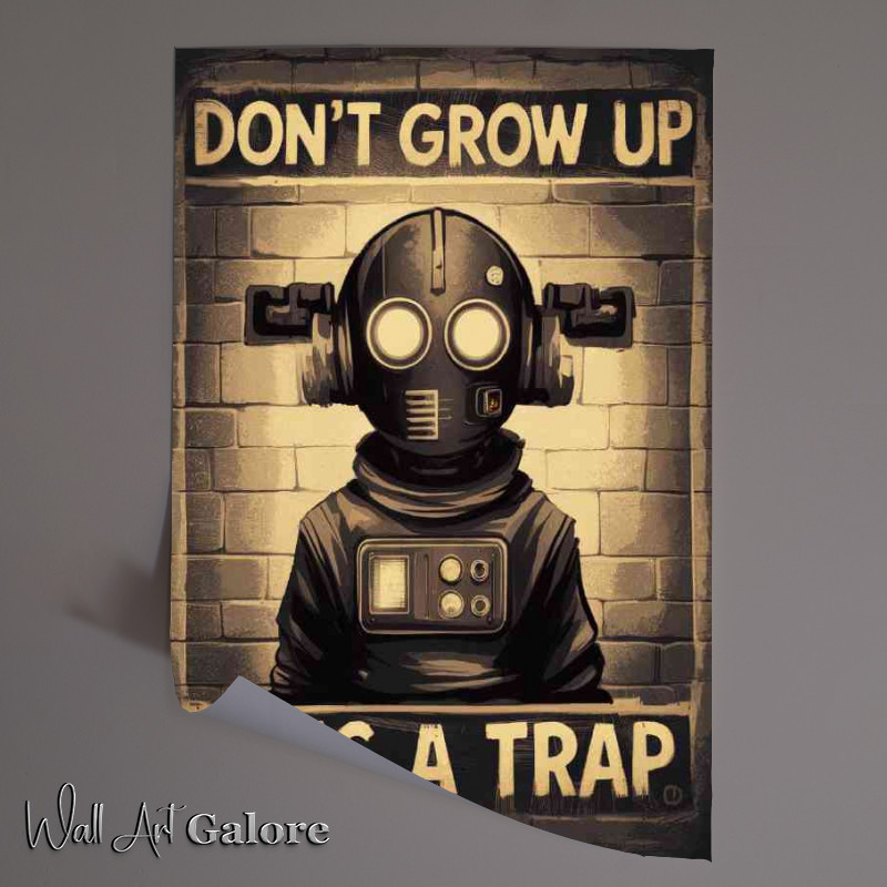 Buy Unframed Poster : (Representation of a robotic figure)