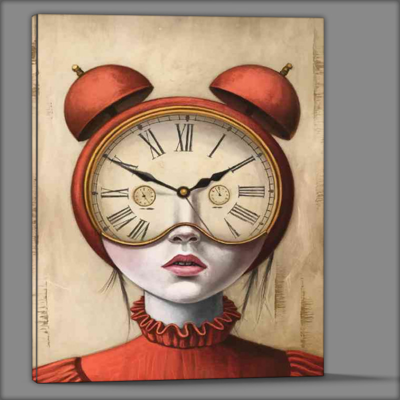 Buy Canvas : (Surrealistic portrayal of a female figure)