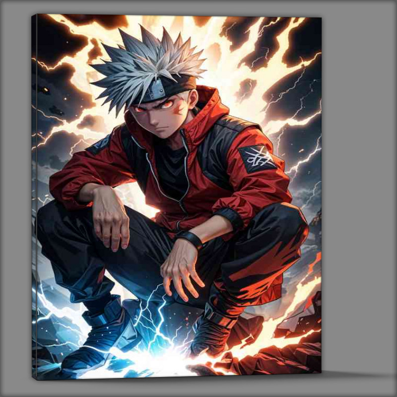 Buy Canvas : (Anime Kakashi Hatake Lightning)