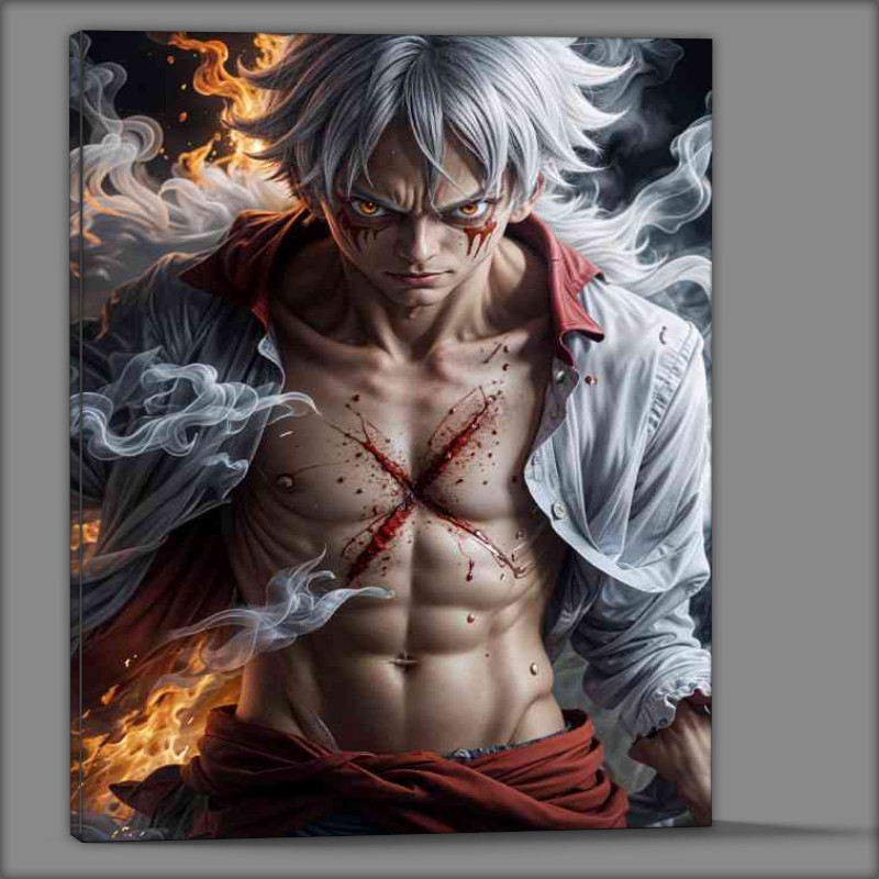 Buy Canvas : (One Piece Monkey D Luffy animae)