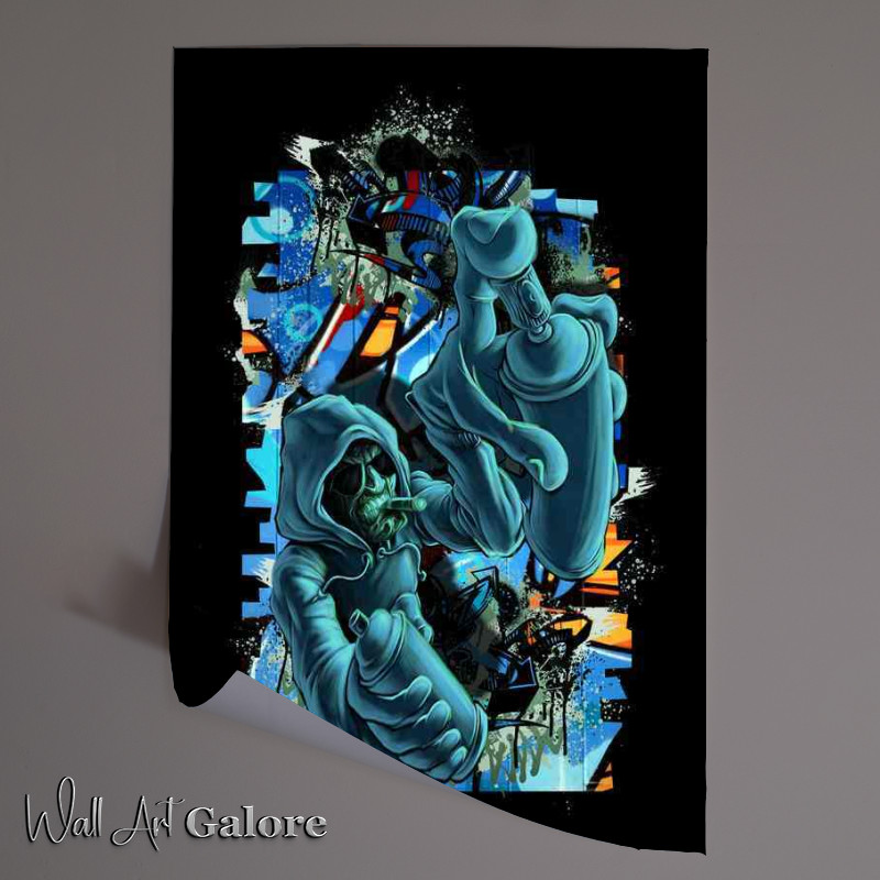 Buy Unframed Poster : (Spray Painted wall)