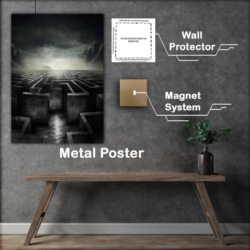 Buy Metal Poster : (The Amazing Maze)